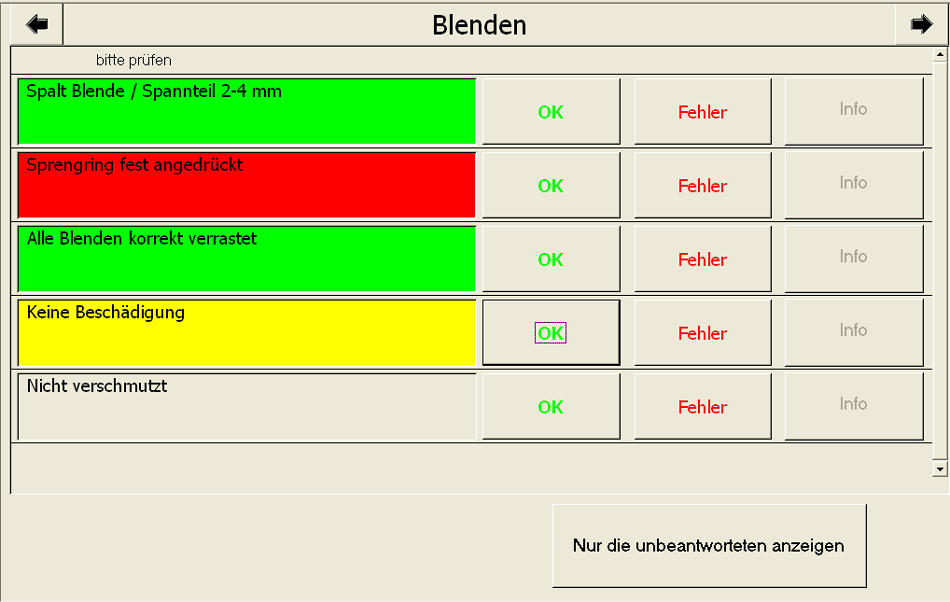 Ablauf der Prüfung